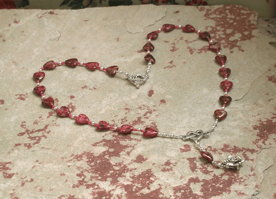 glass aphrodite necklace